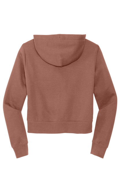 District Women's VIT Fleece Full-Zip Hoodie DT6103 Desert Rose