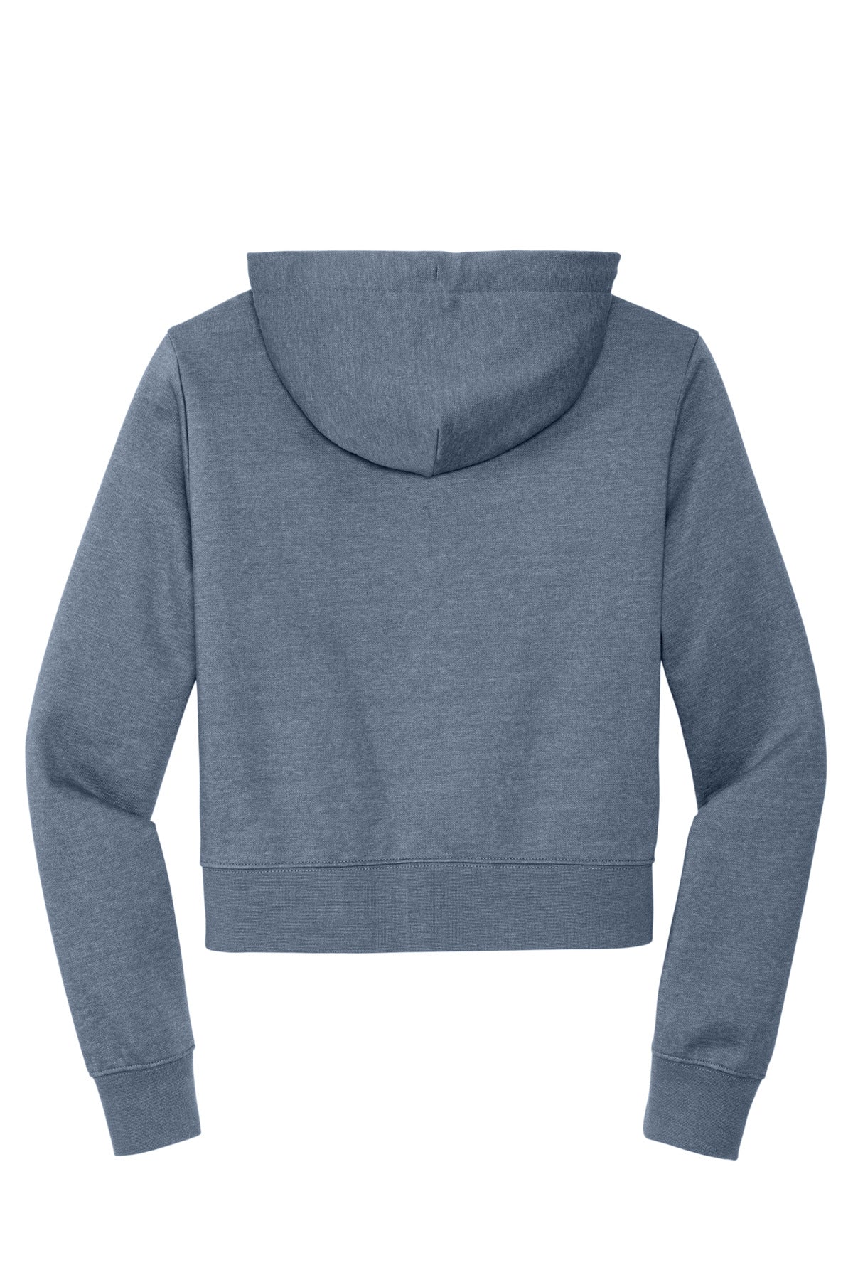 District Women's VIT Fleece Full-Zip Hoodie DT6103 Flint Blue Heather
