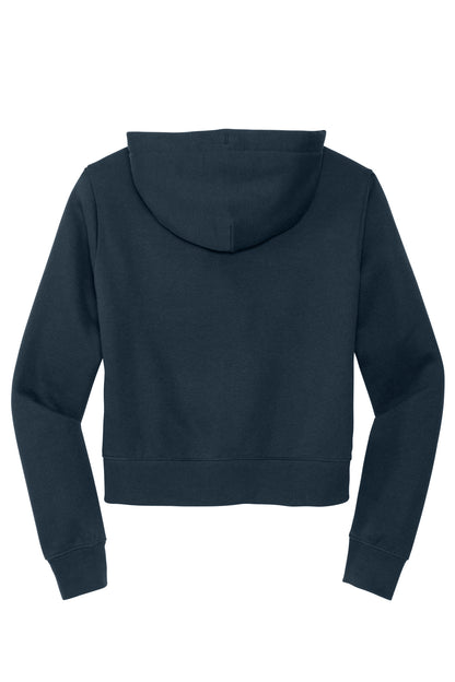 District Women's VIT Fleece Full-Zip Hoodie DT6103 New Navy