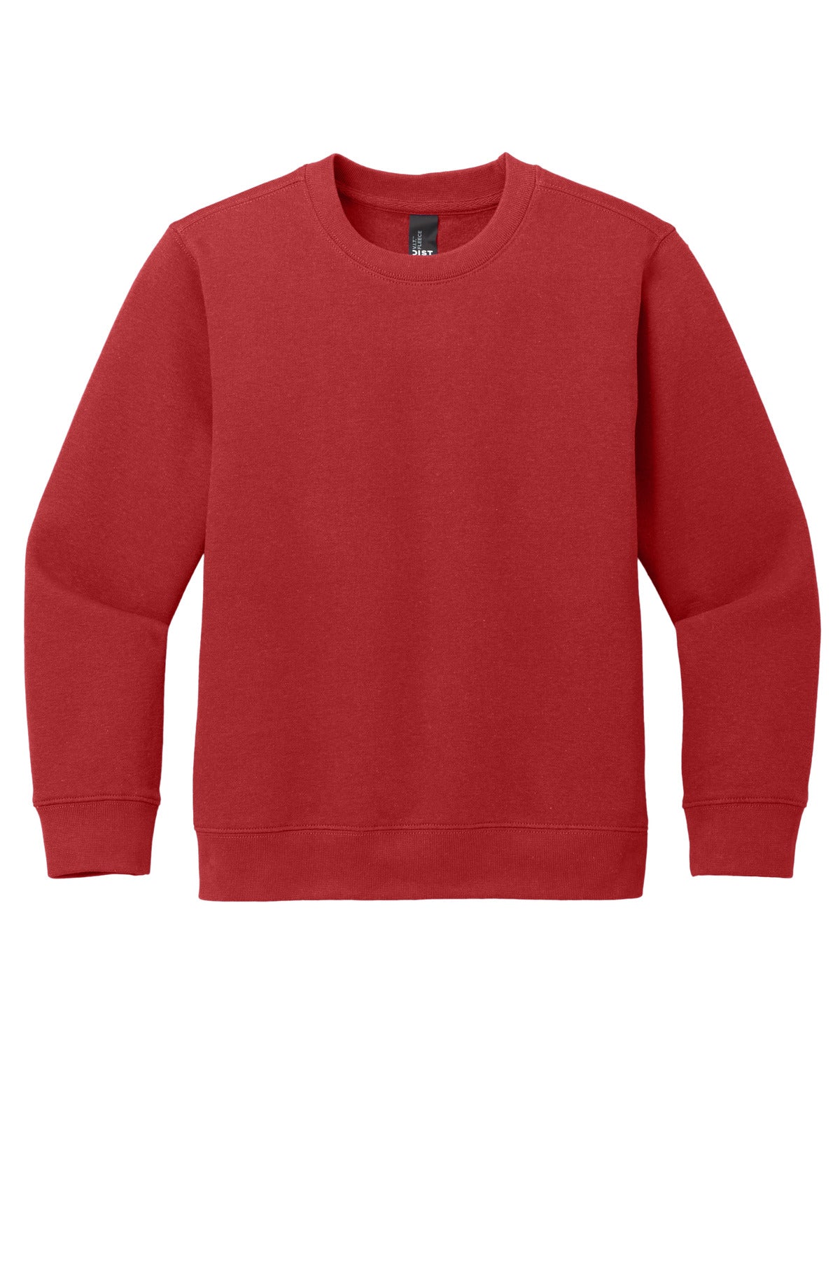 District Youth VIT Fleece Crew DT6104Y Classic Red
