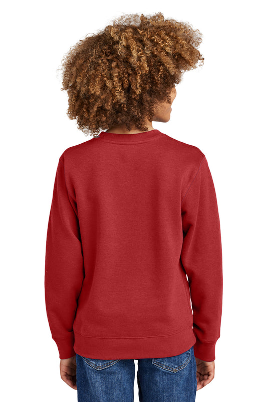 District Youth VIT Fleece Crew DT6104Y Classic Red