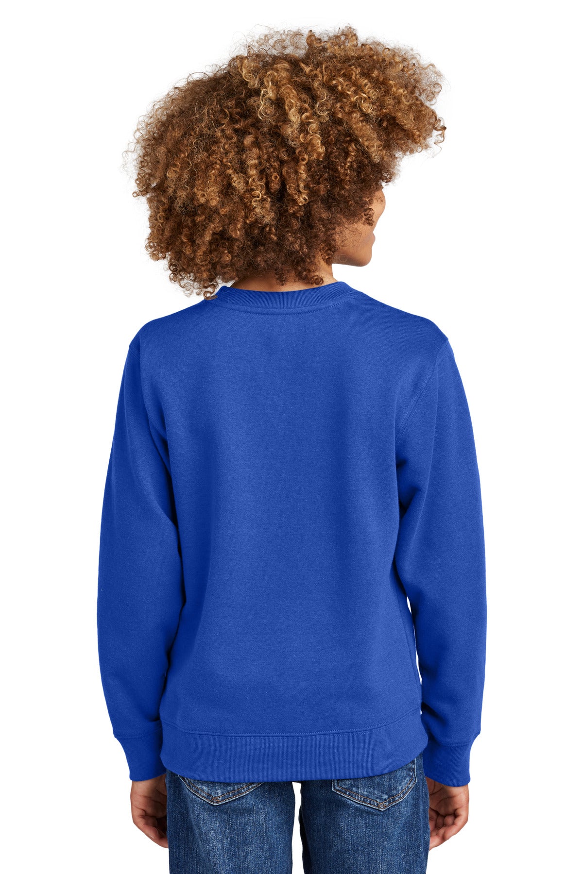 District Youth VIT Fleece Crew DT6104Y Deep Royal