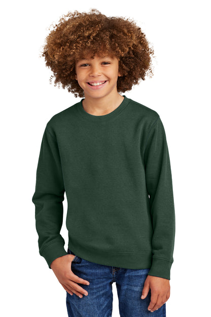 District Youth VIT Fleece Crew DT6104Y Forest Green