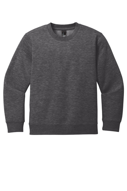 District Youth VIT Fleece Crew DT6104Y Heathered Charcoal