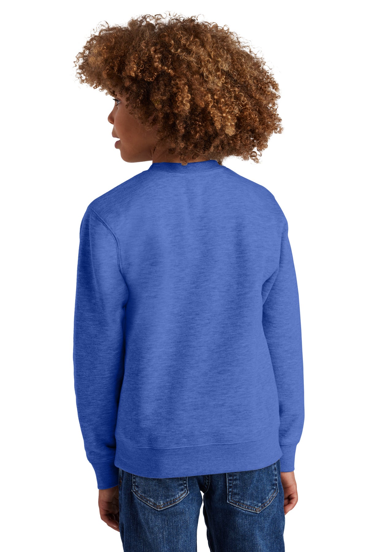 District Youth VIT Fleece Crew DT6104Y Royal Frost