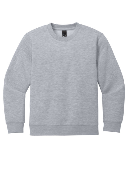 District Youth VIT Fleece Crew DT6104Y Light Heather Grey