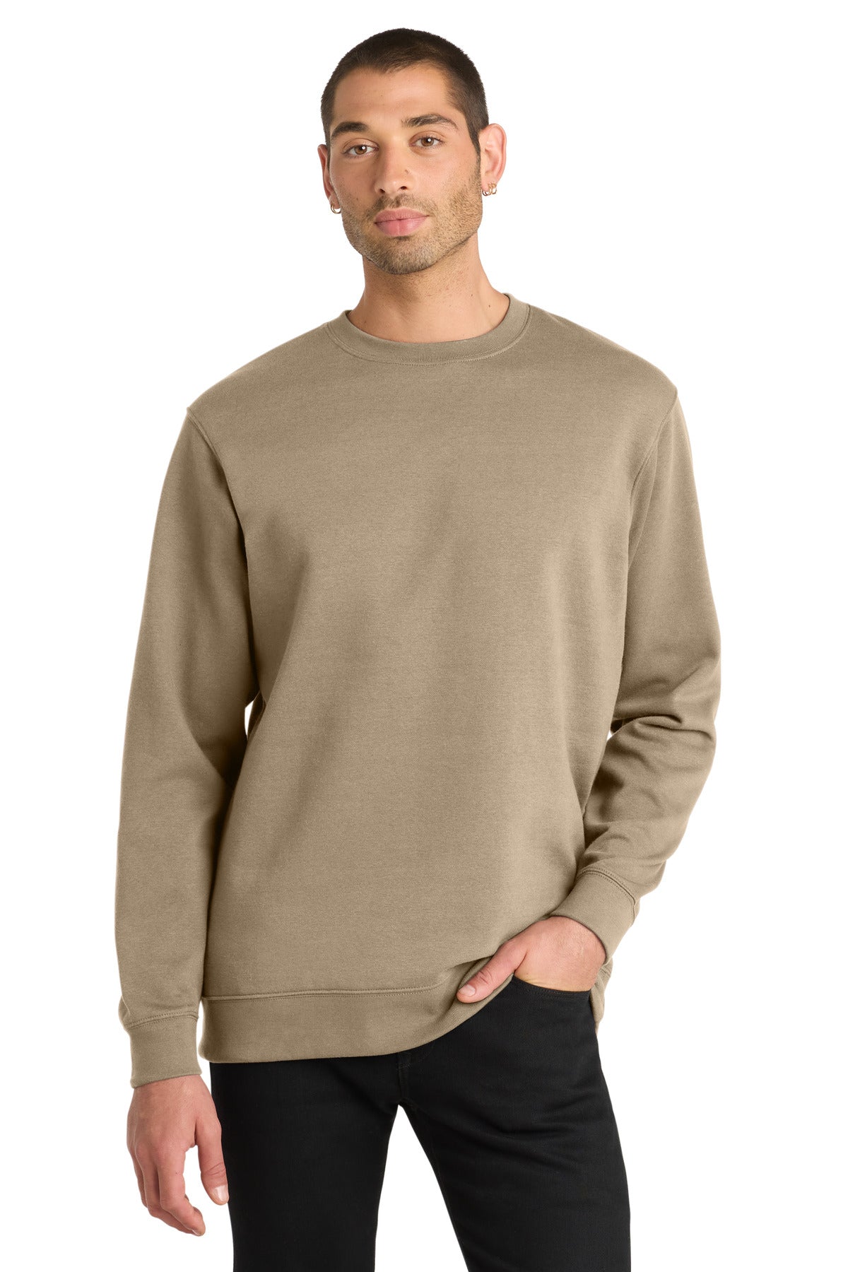 District VITFleece Crew DT6104 Desert Tan