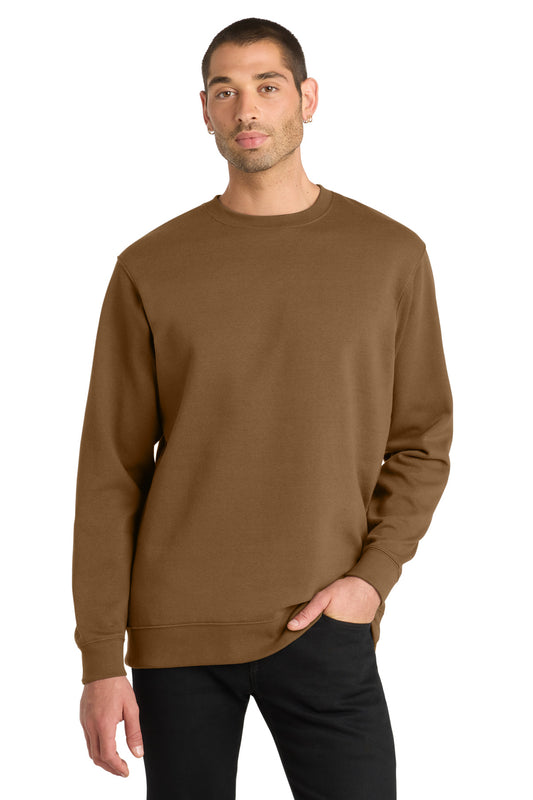 District VITFleece Crew DT6104 Duck Brown