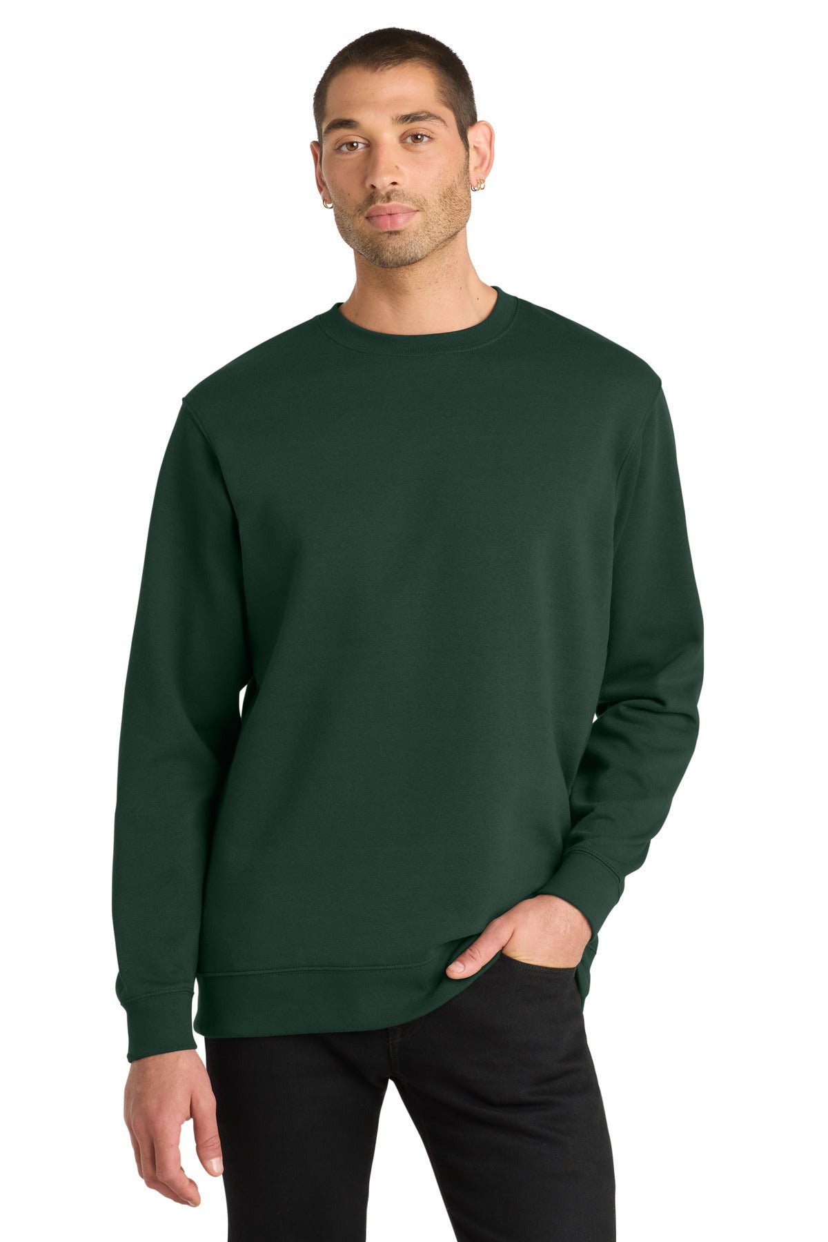 District VITFleece Crew DT6104 Forest Green