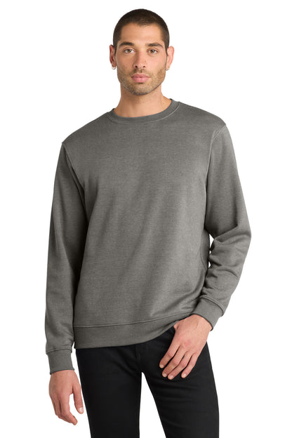 District VITFleece Crew DT6104 Grey Frost