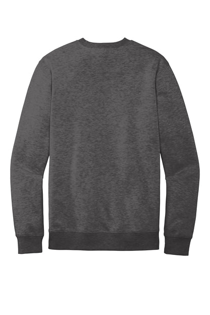 District VITFleece Crew DT6104 Heathered Charcoal