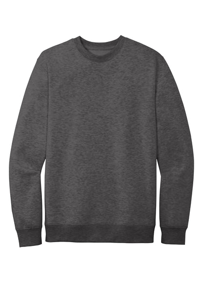 District VITFleece Crew DT6104 Heathered Charcoal