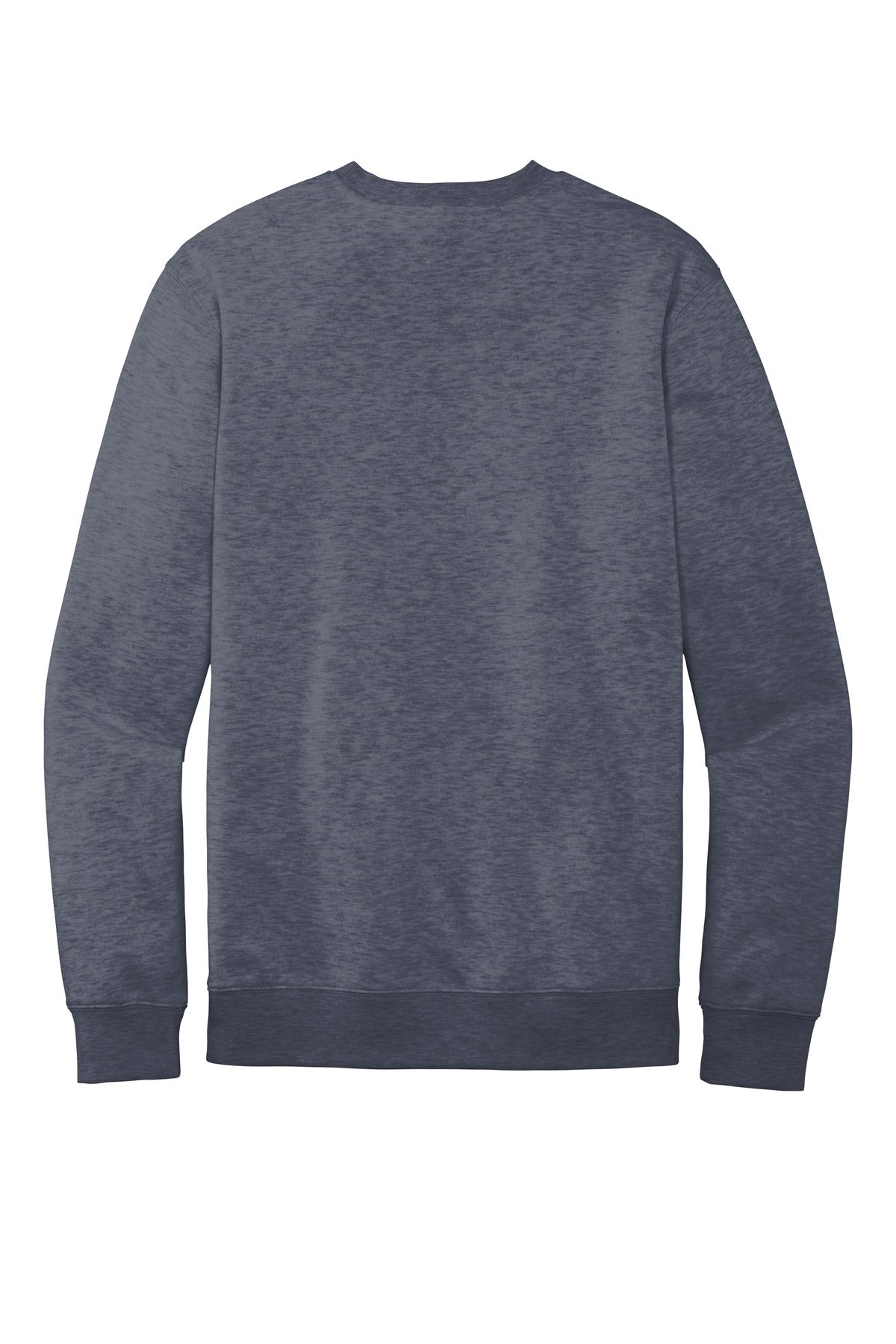 District VITFleece Crew DT6104 Heathered Navy