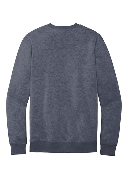 District VITFleece Crew DT6104 Heathered Navy