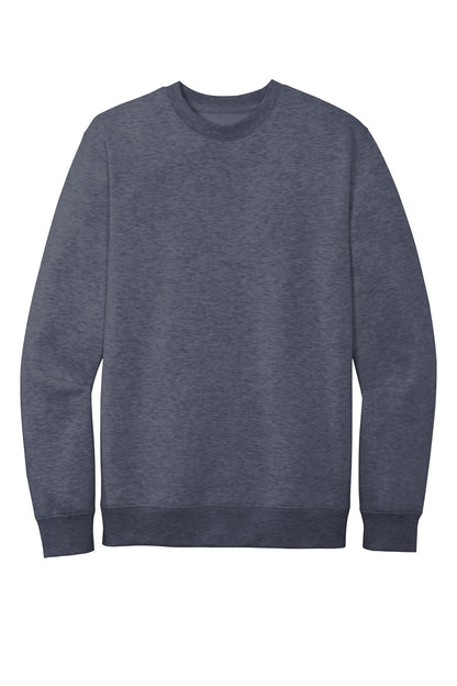 District VITFleece Crew DT6104 Heathered Navy
