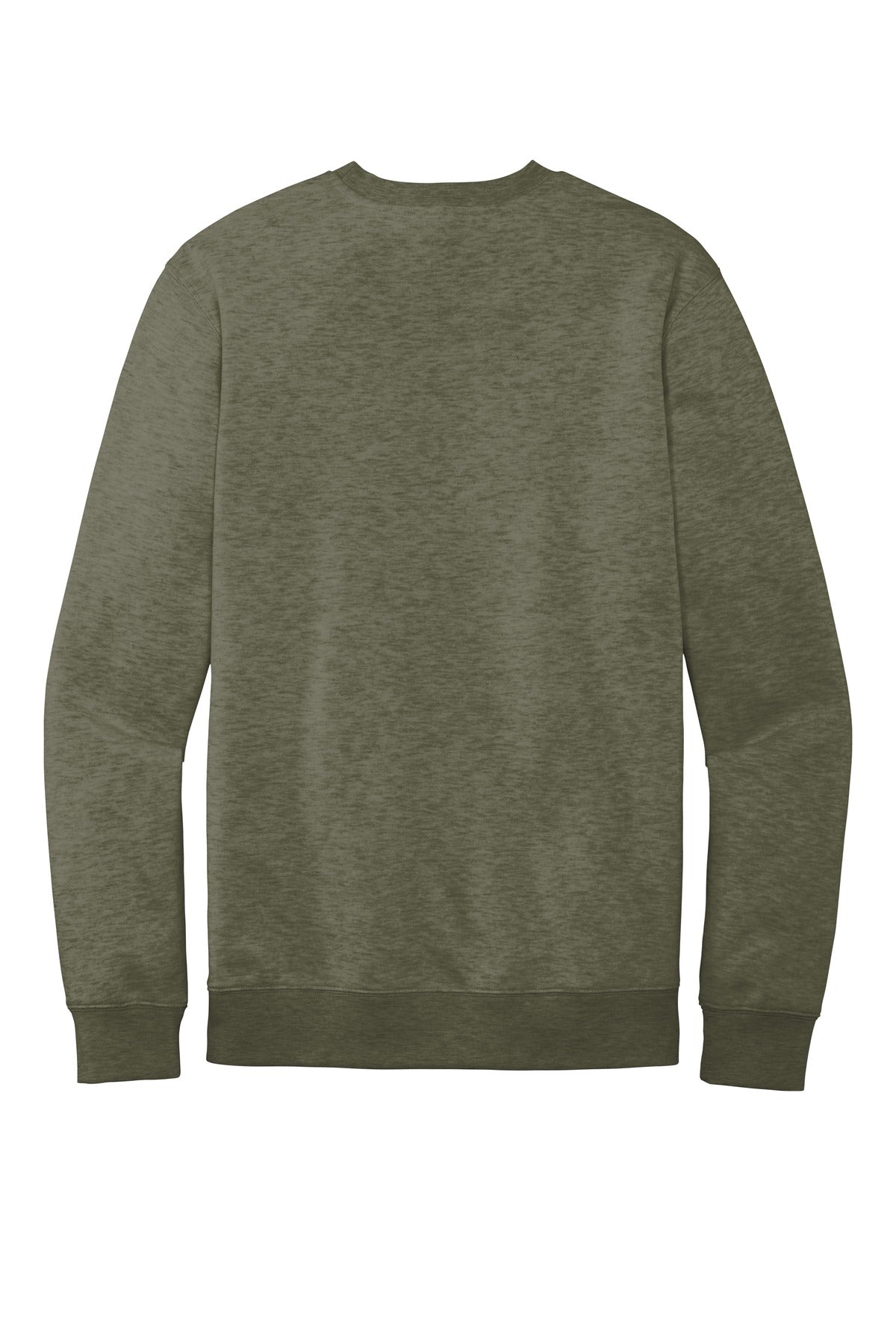 District VITFleece Crew DT6104 Heathered Olive