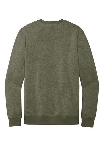 District VITFleece Crew DT6104 Heathered Olive