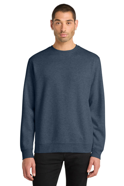 District VITFleece Crew DT6104 Heathered Navy