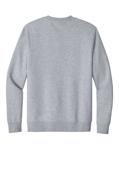 District VITFleece Crew DT6104 Light Heather Grey