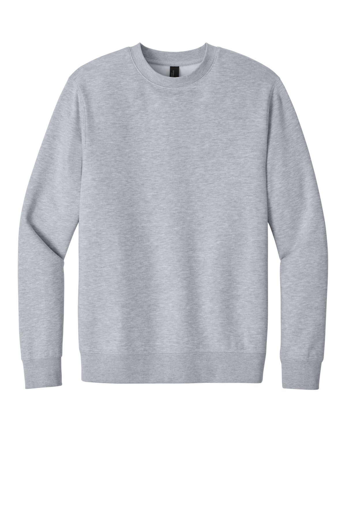 District VITFleece Crew DT6104 Light Heather Grey