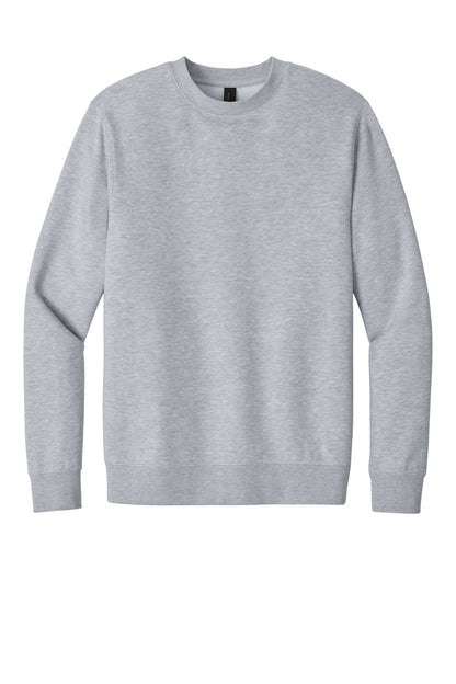 District VITFleece Crew DT6104 Light Heather Grey