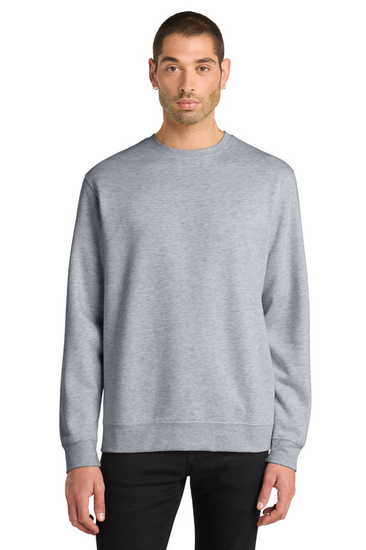 District VITFleece Crew DT6104 Light Heather Grey