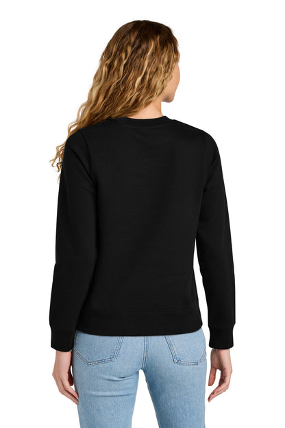 District Women's VIT Fleece Crew DT6105 Black