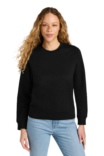 District Women's VIT Fleece Crew DT6105 Black
