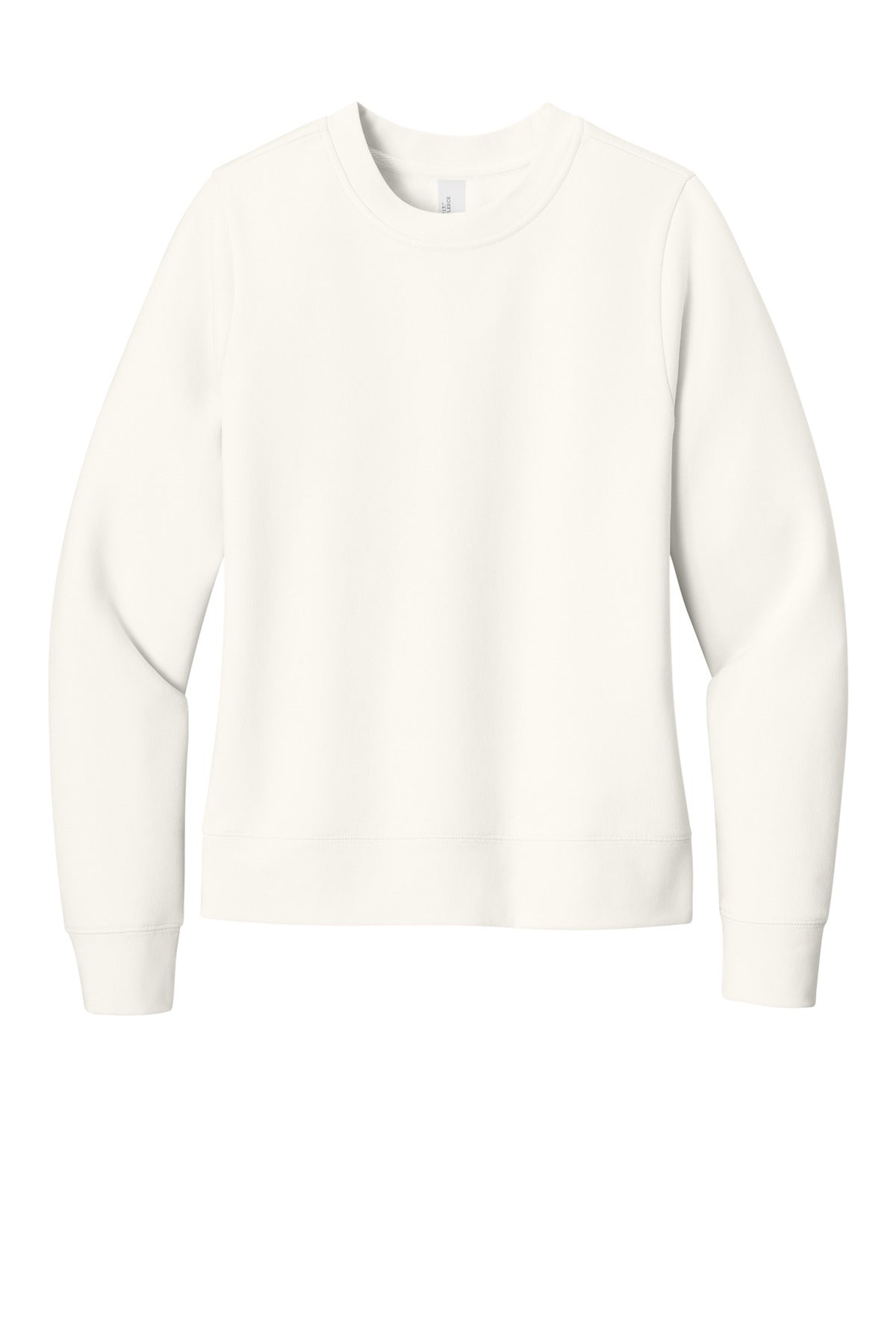 District Women's VIT Fleece Crew DT6105 Gardenia