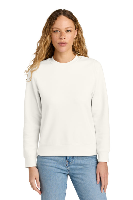 District Women's VIT Fleece Crew DT6105 Gardenia