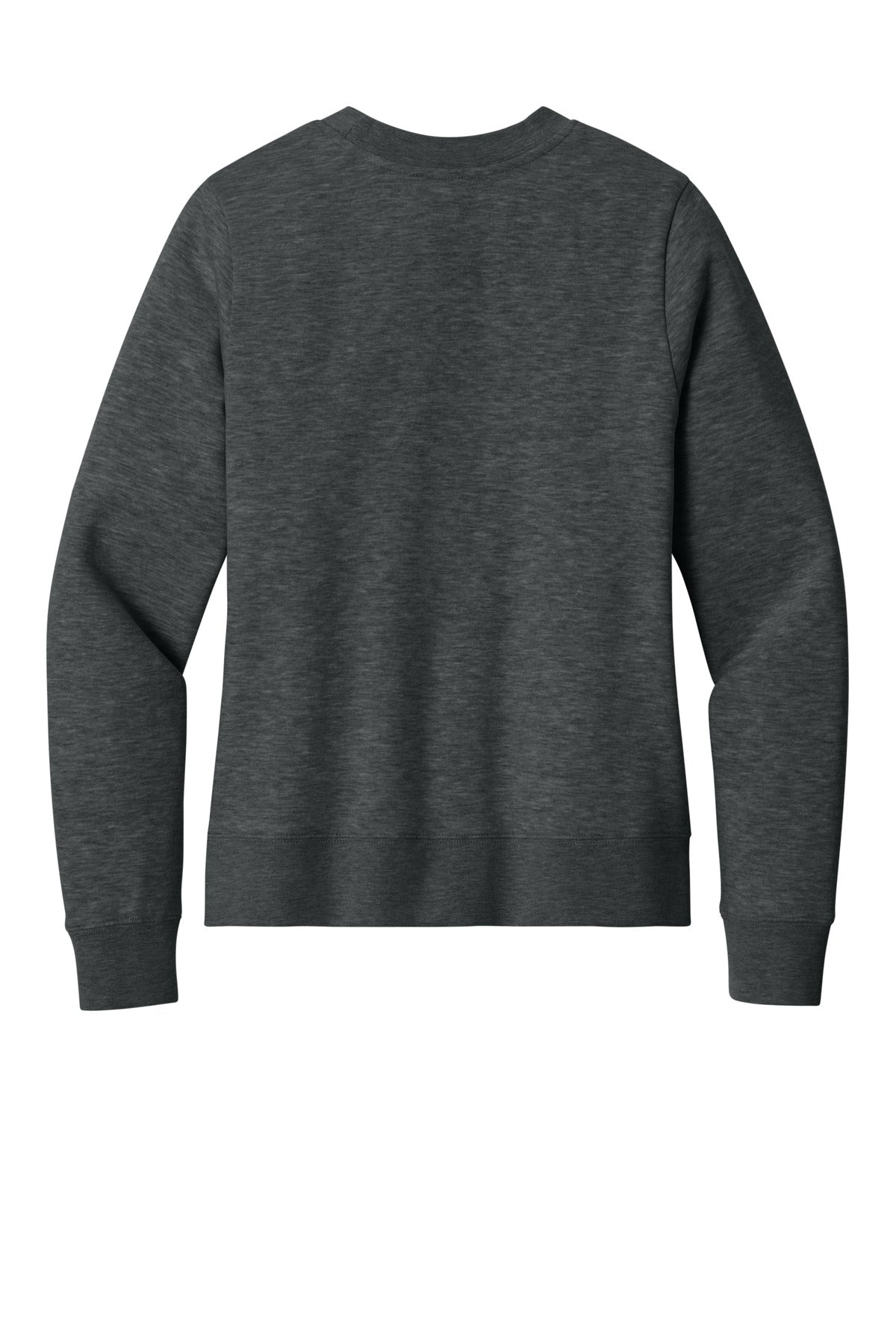 District Women's VIT Fleece Crew DT6105 Heathered Charcoal