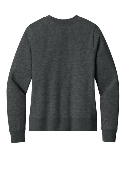 District Women's VIT Fleece Crew DT6105 Heathered Charcoal