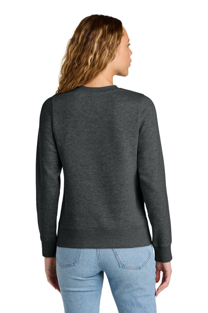 District Women's VIT Fleece Crew DT6105 Heathered Charcoal