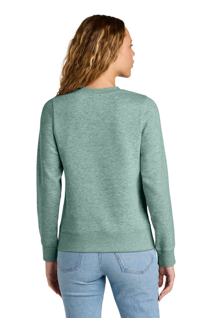 District Women's VIT Fleece Crew DT6105 Heathered Dusty Sage