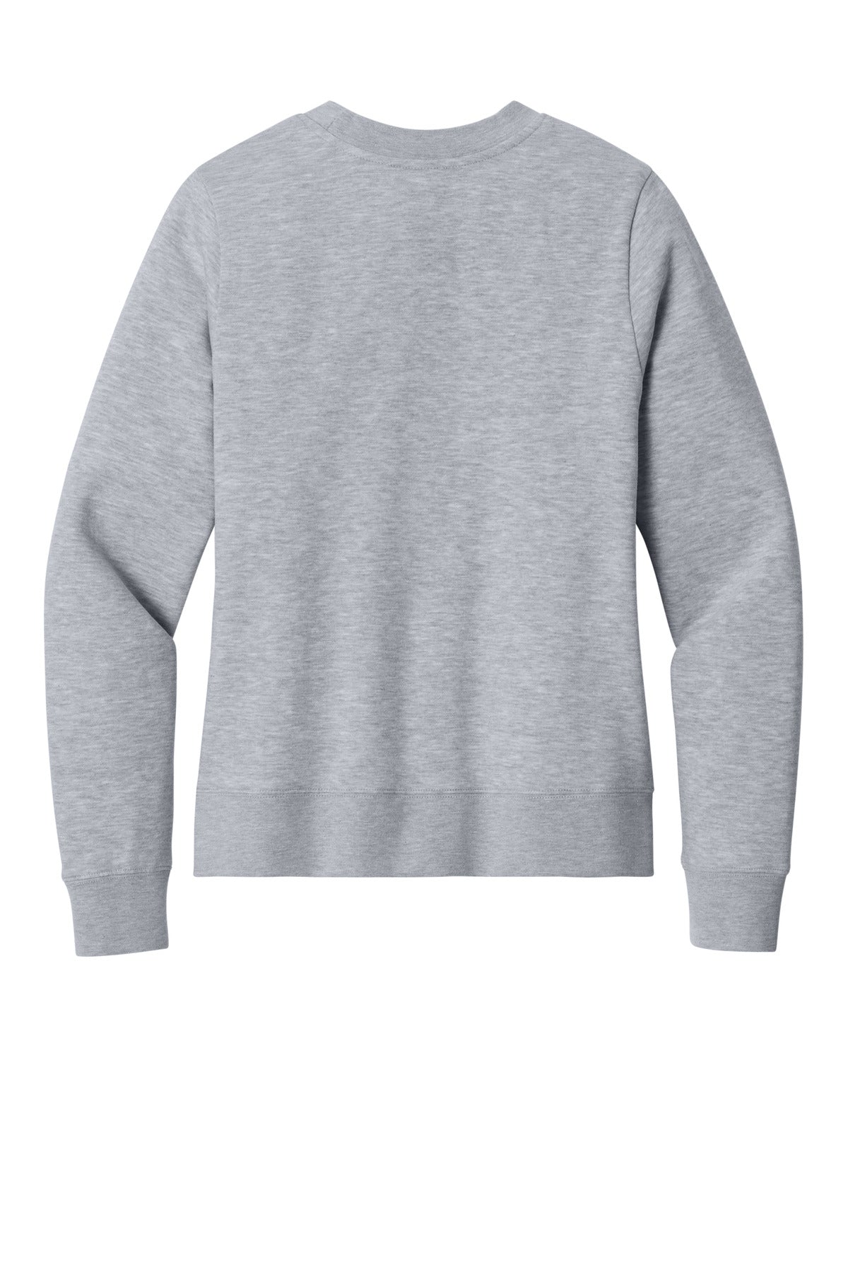 District Women's VIT Fleece Crew DT6105 Light Heather Grey