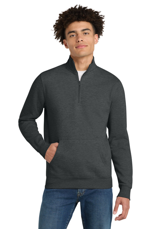 District VITFleece 1/4-Zip DT6106 Heathered Charcoal