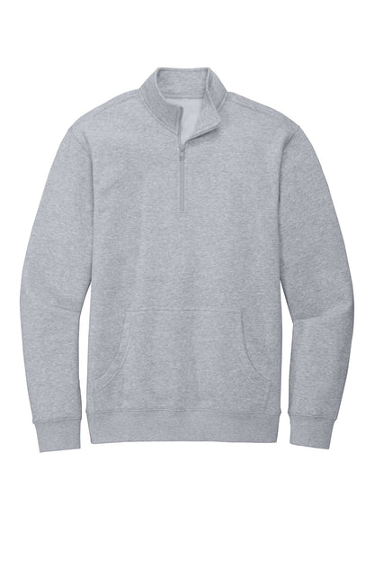 District VITFleece 1/4-Zip DT6106 Light Heather Grey