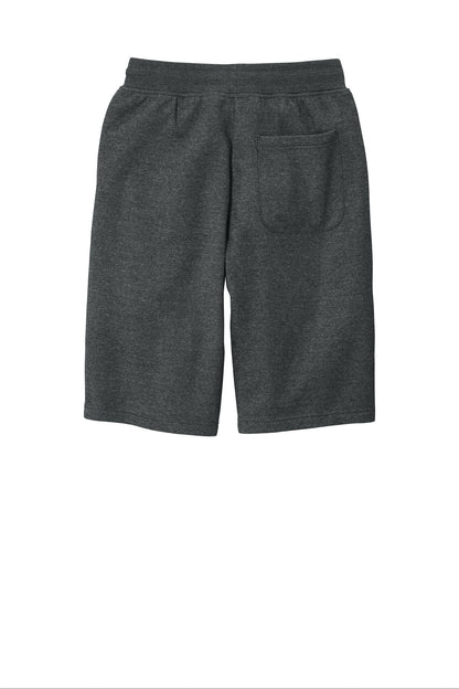 District VITFleece Short DT6108 Heathered Charcoal