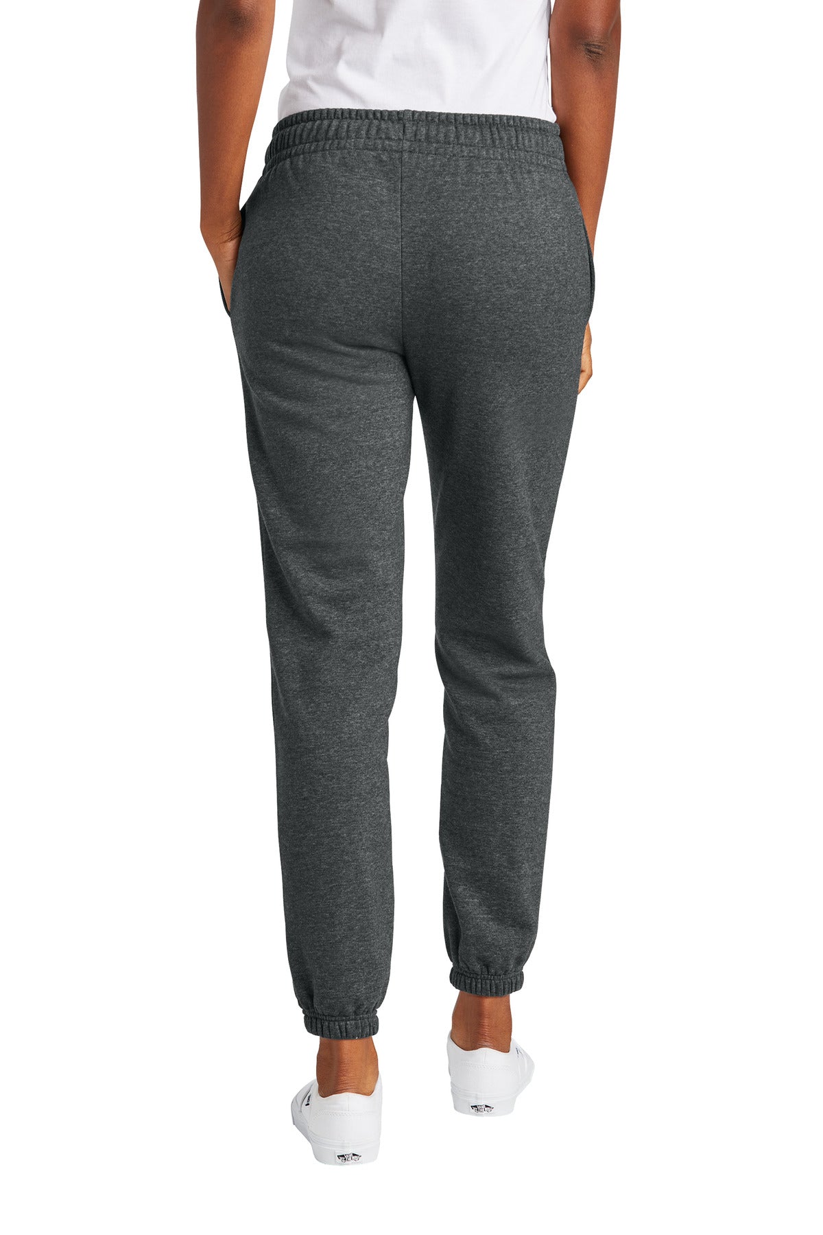 District Women's VIT Fleece Sweatpant DT6110 Heathered Charcoal
