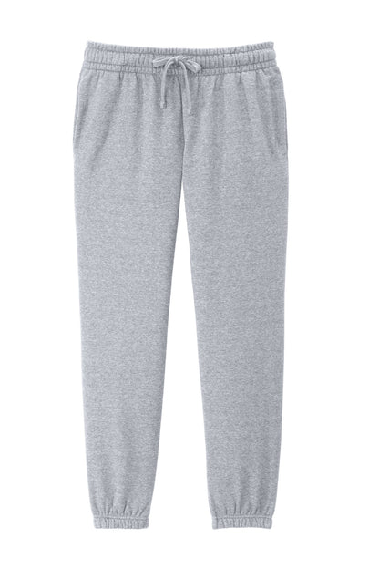 District Women's VIT Fleece Sweatpant DT6110 Light Heather Grey