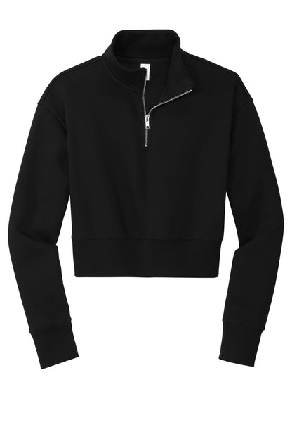 District Women's VIT Fleece 1/2-Zip DT6111 Black
