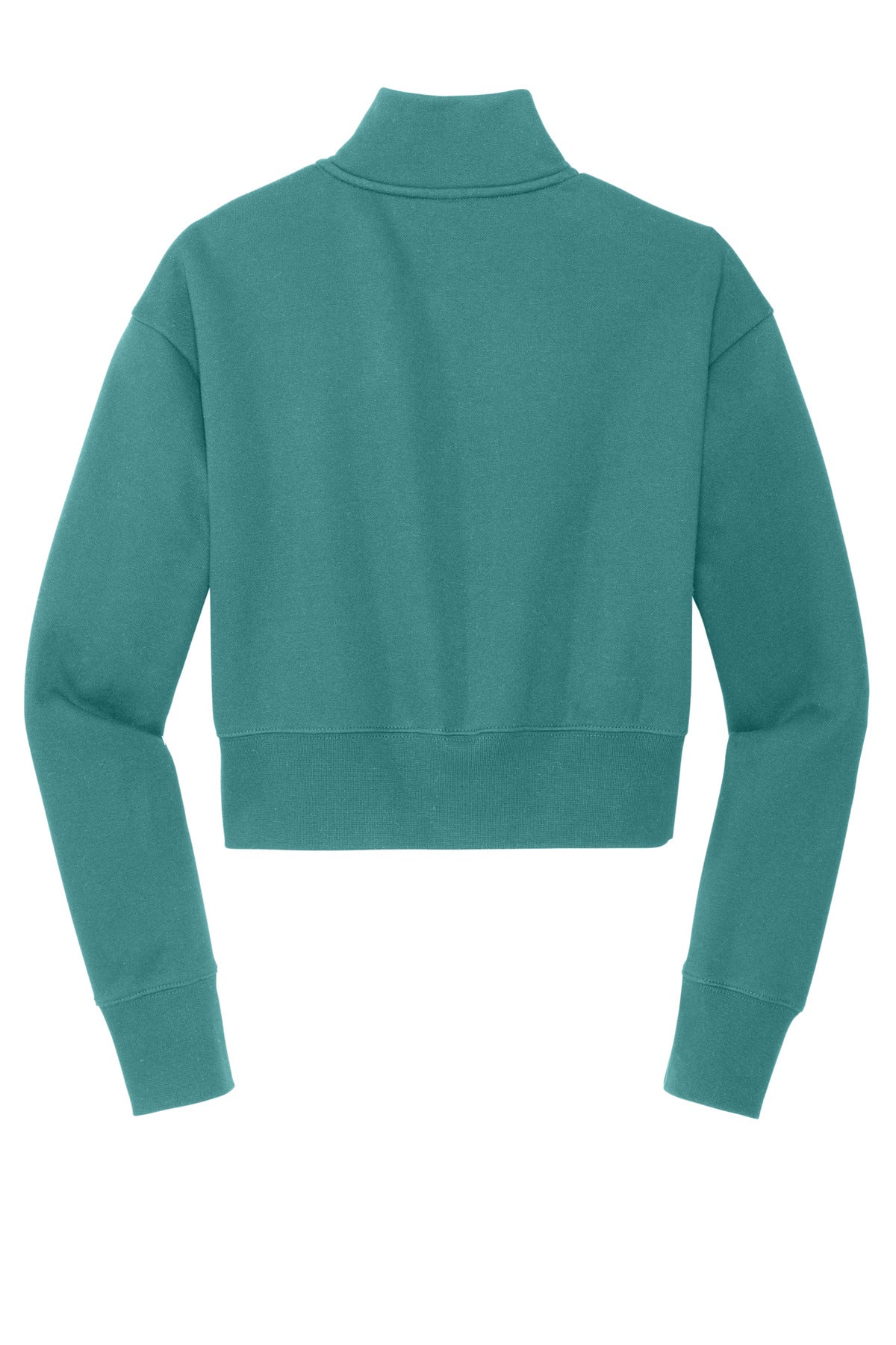 District Women's VIT Fleece 1/2-Zip DT6111 Eucalyptus Blue
