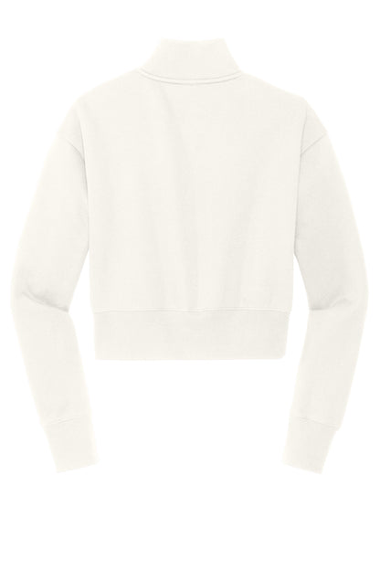 District Women's VIT Fleece 1/2-Zip DT6111 Gardenia