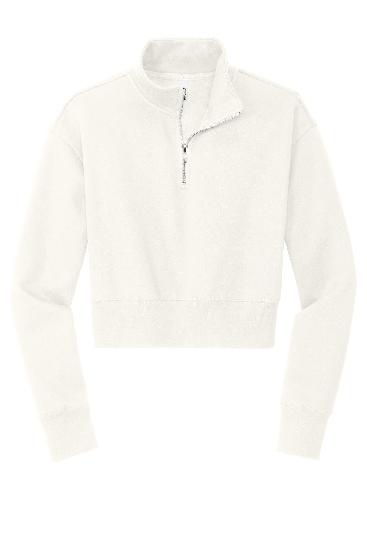 District Women's VIT Fleece 1/2-Zip DT6111 Gardenia