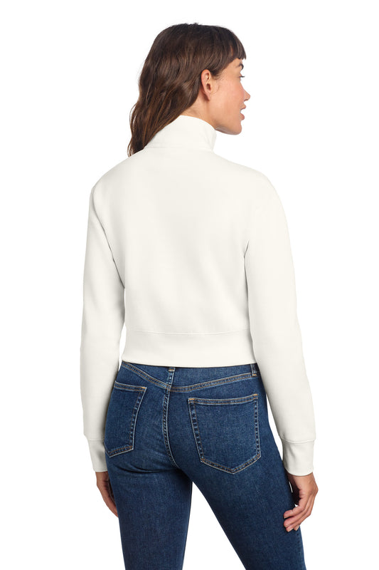 District Women's VIT Fleece 1/2-Zip DT6111 Gardenia