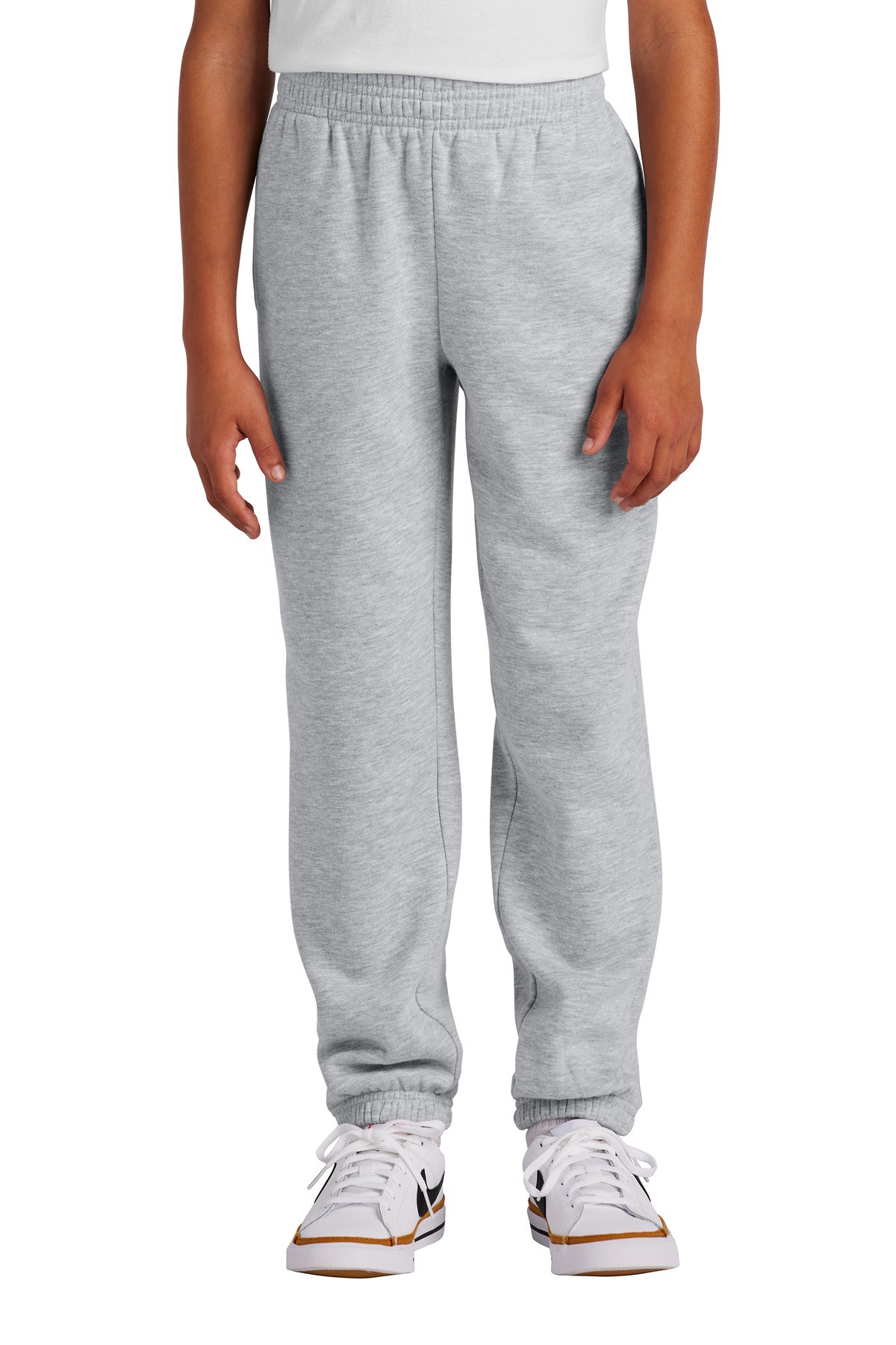 District Youth VIT Fleece Sweatpant DT6112Y Light Heather Grey