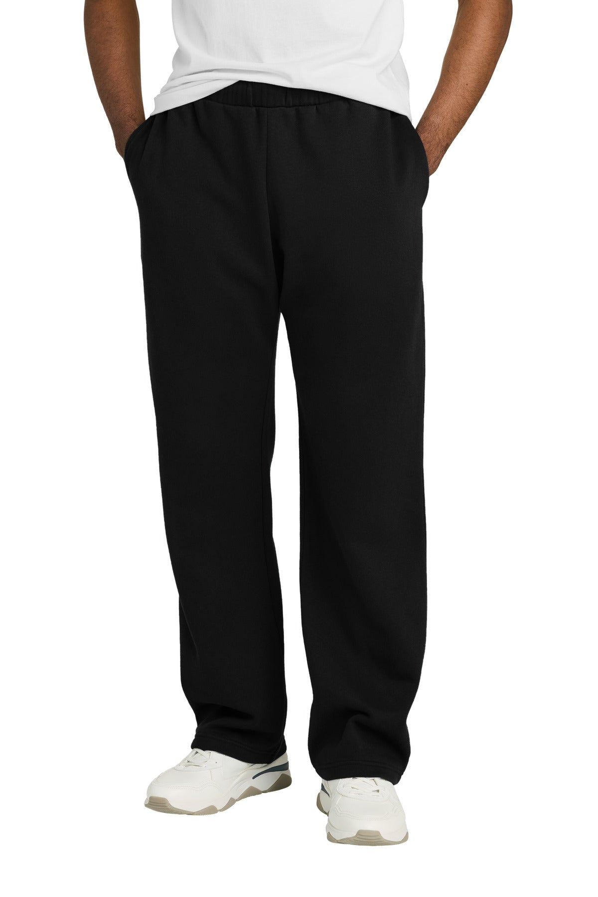 District VIT Fleece Open-Bottom Sweatpant DT6117 Black