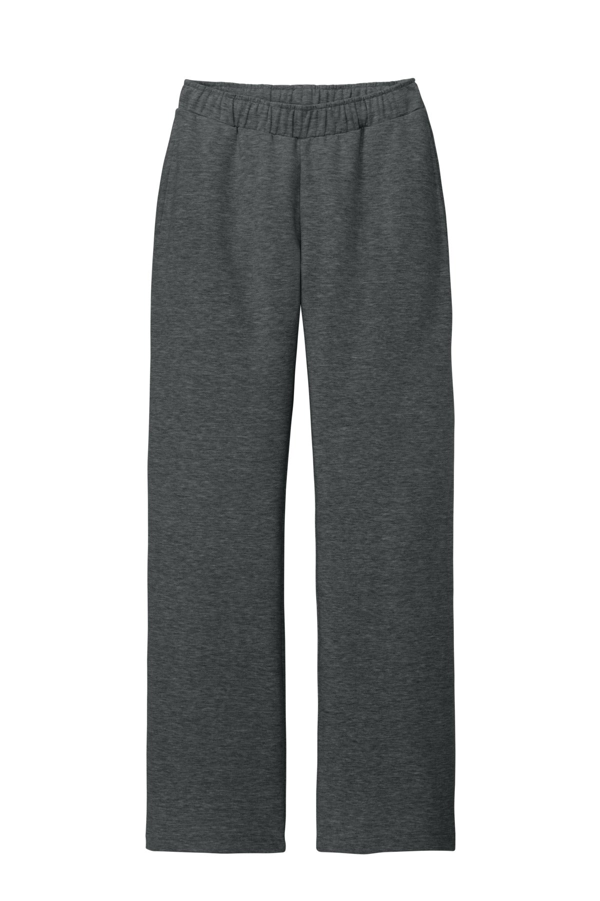 District VIT Fleece Open-Bottom Sweatpant DT6117 Heathered Charcoal