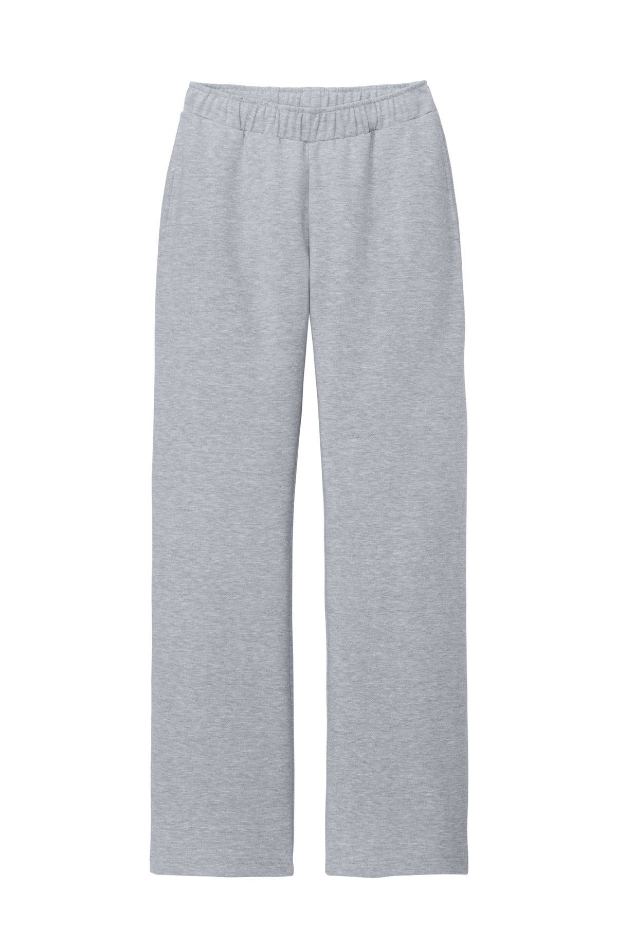 District VIT Fleece Open-Bottom Sweatpant DT6117 Light Heather Grey