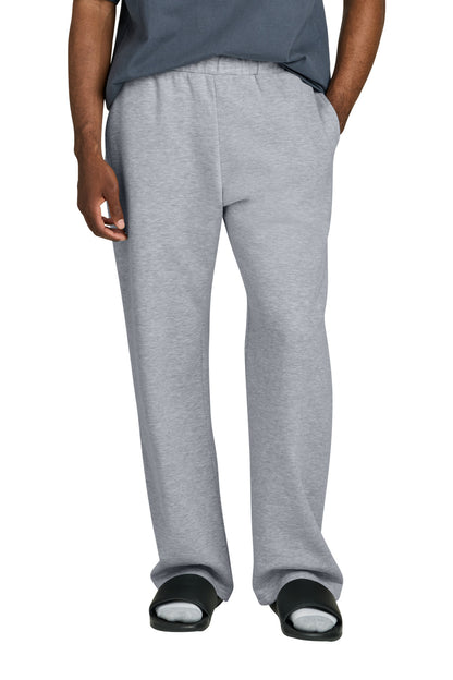 District VIT Fleece Open-Bottom Sweatpant DT6117 Light Heather Grey
